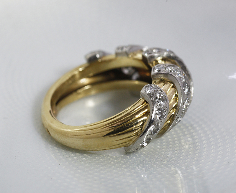 Cartier ソリティアリング オリジナルボックス付き ⭐極美品✨Cartier☆K18ゴールドリング オリジナルボックス付き